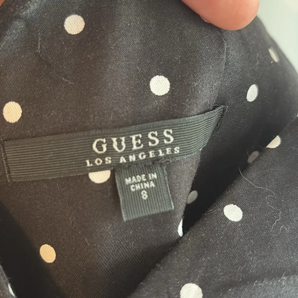 Guess Blue Sheath Mini Dress V-Neck Sleeveless - Picture 2 of 6